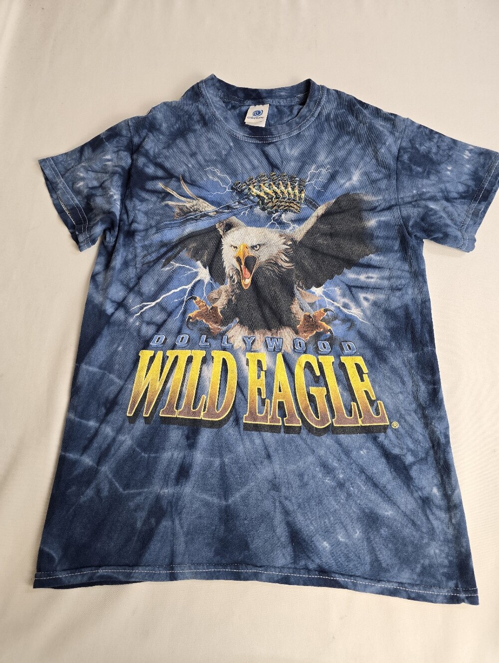 Vintage Dollywood Wild Eagle Coaster Ride Tshirt Colortone S Dolly Parton